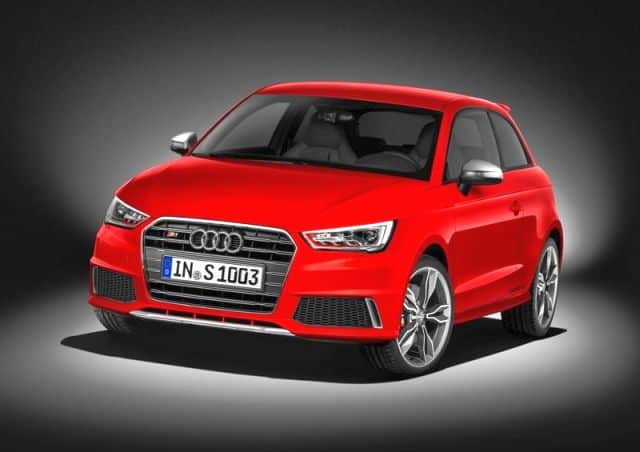 2015 Audi S1 önden görünüm ve quattro tasarım ayrıntıları