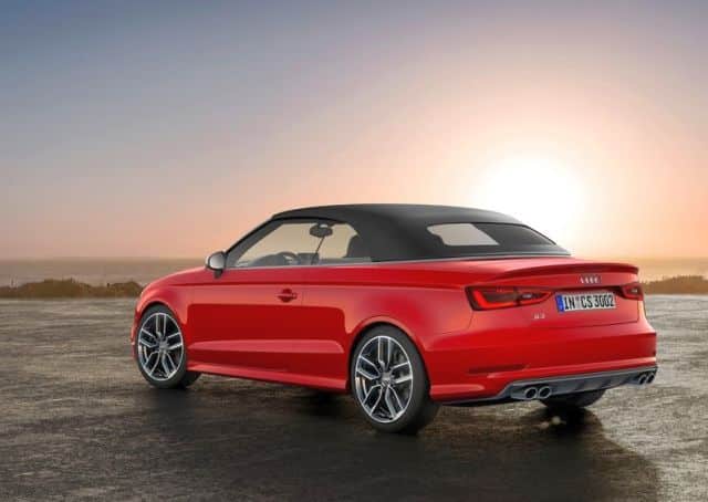 S3 Cabrio arka tampon ve dört egzoz çıkışı