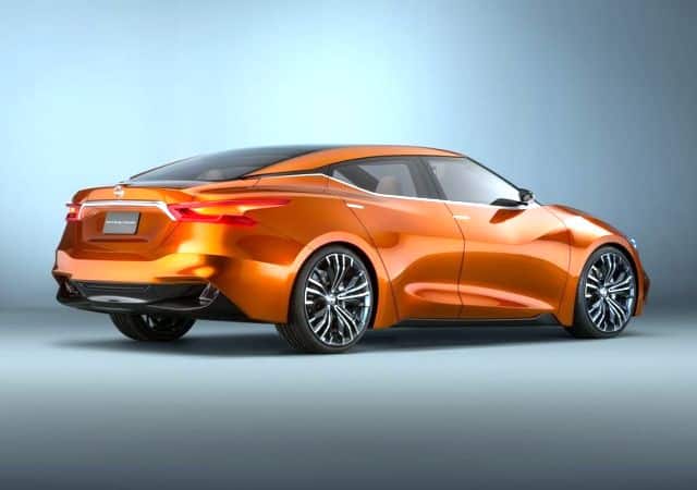 Nissan konsept sedan arka görünüm
