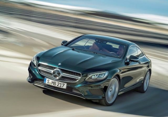 S-Class Coupe ön üç çeyrek görünüm