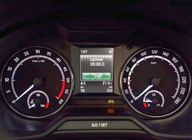 Octavia RS Combi kokpiti