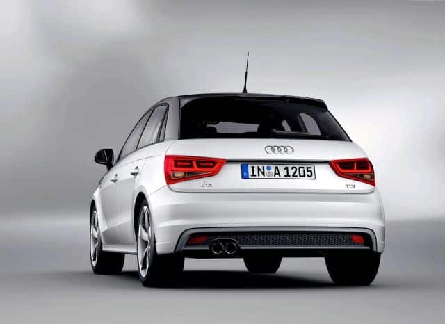 Audi A1 beş kapılı arka yan tasarım