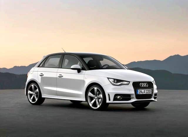 Audi A1 beyaz gövde arka tasarım