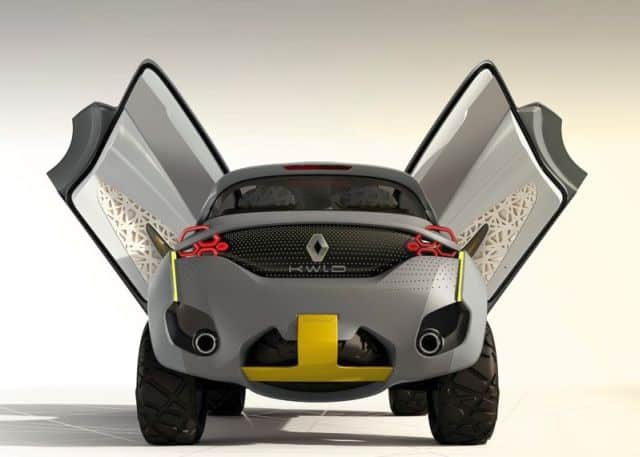 Renault konsept otomobilinin arka gövde ayrıntıları