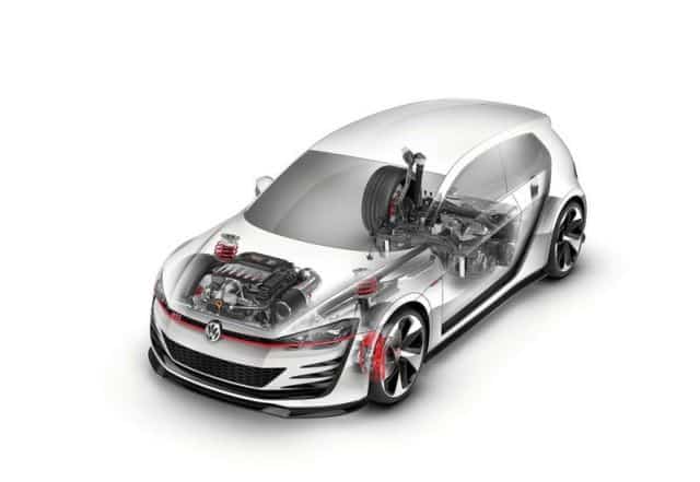 Design Vision GTI motor ve süspansiyon şeması