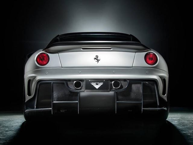 Ferrari 599 Vorsteiner arka üç çeyrek görünümü