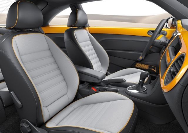 Beetle Dune Concept iç mekan koltukları