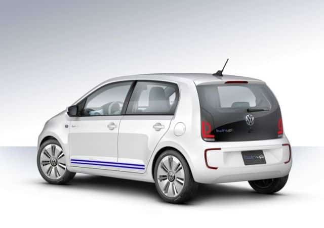 Volkswagen twin up arka üç çeyrek görünümü