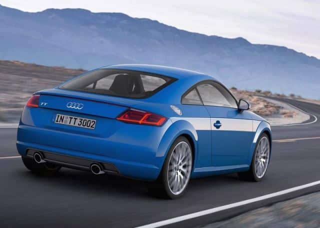 Audi TT arka tampon ve egzoz çıkışları