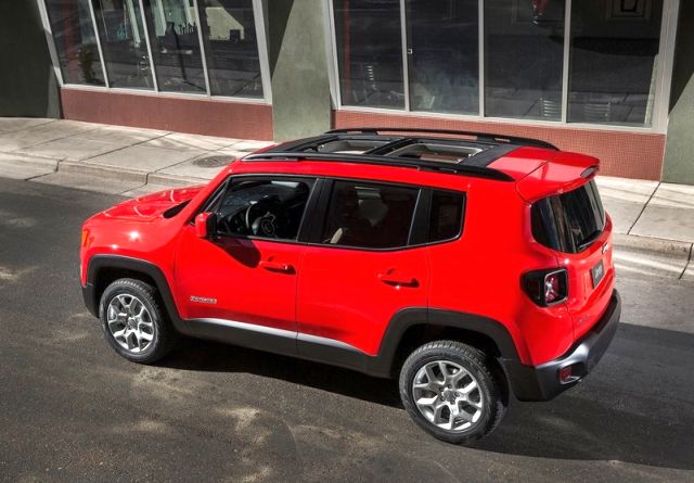 Jeep Renegade arka üç çeyrek görünümü