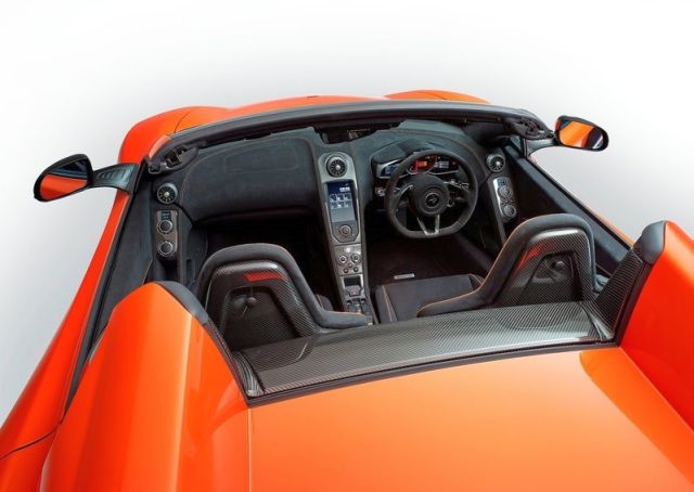 McLaren 650S Spider iç mekân