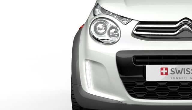 Citroen C1 Swiss and Me konsepti ön çapraz görünüm