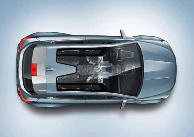 Subaru Viziv 2 üstten gövde görünümü