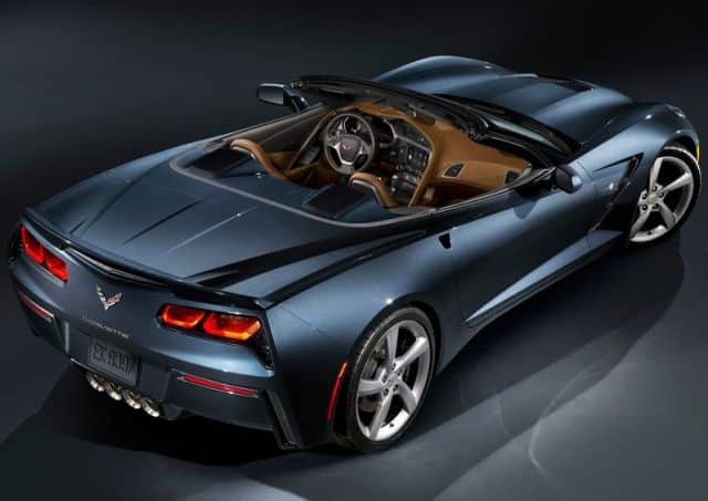 Chevrolet Corvette Stingray Convertible arka tasarım ayrıntıları