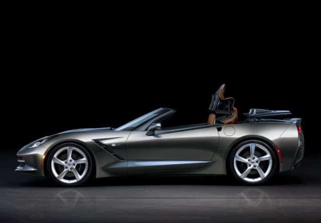 Chevrolet Corvette Stingray Convertible tavan mekanizması