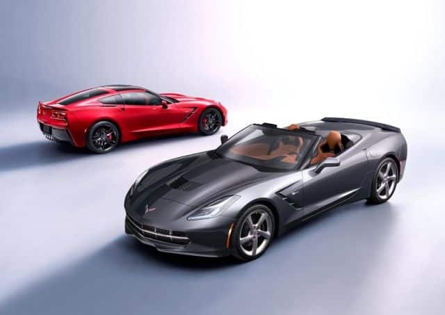 Chevrolet Corvette C7 coupe ve convertible gövdeleri