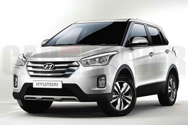 Hyundai ix25 Concept önden üç çeyrek görünümü