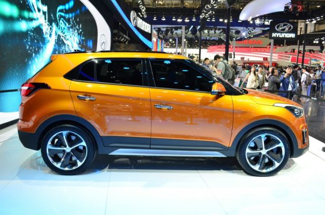 Hyundai ix25 konsepti yan profil görünümü