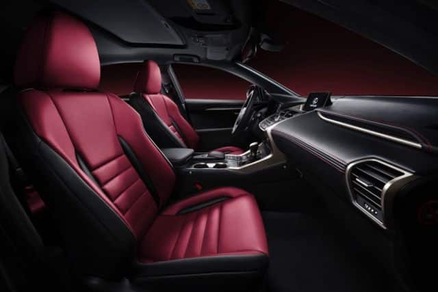 Lexus NX 200t F Sport iç mekânı