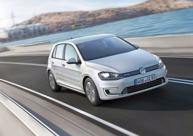 Volkswagen e-Golf şehir görünümü