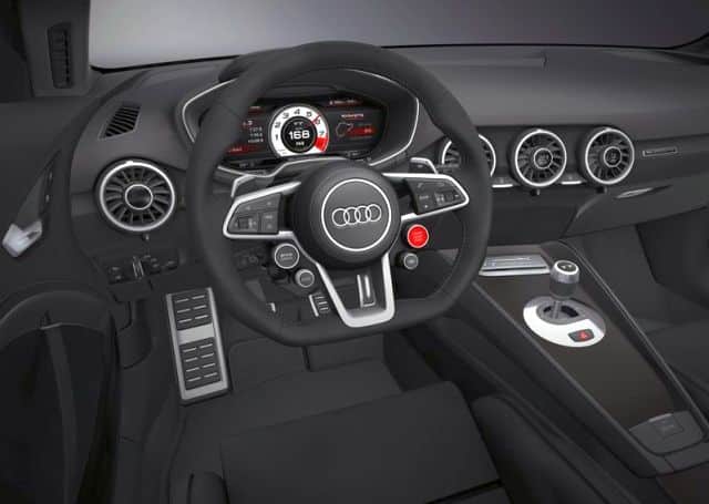 Audi TT quattro sport konsepti dijital kokpiti