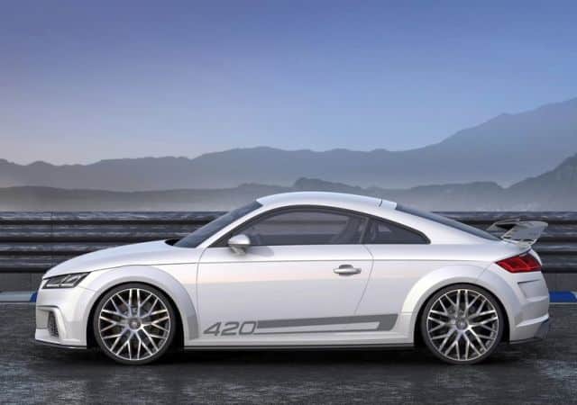 Audi TT quattro sport concept yan profili