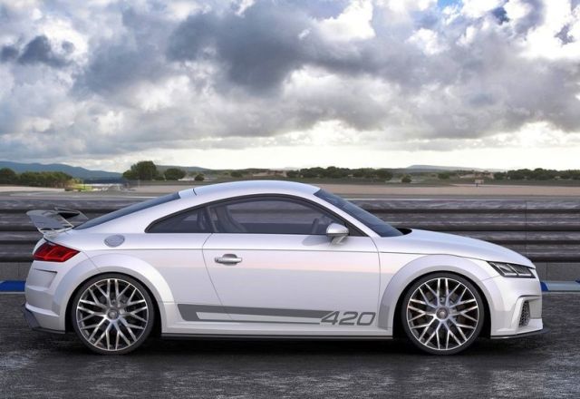 Audi TT quattro sport konsepti genişletilmiş yan görünüm