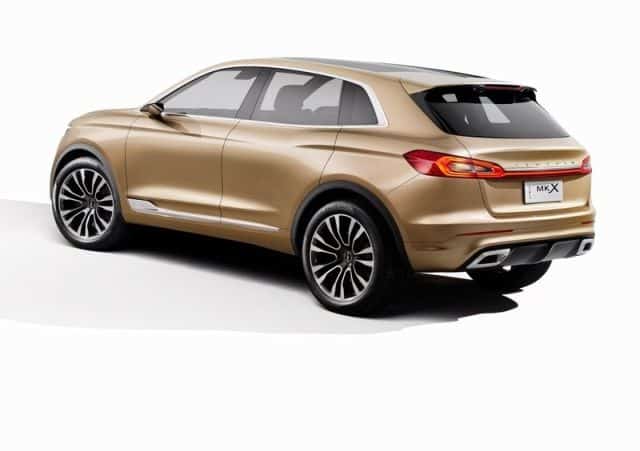 Lincoln konsept SUV yan gövde görünümü