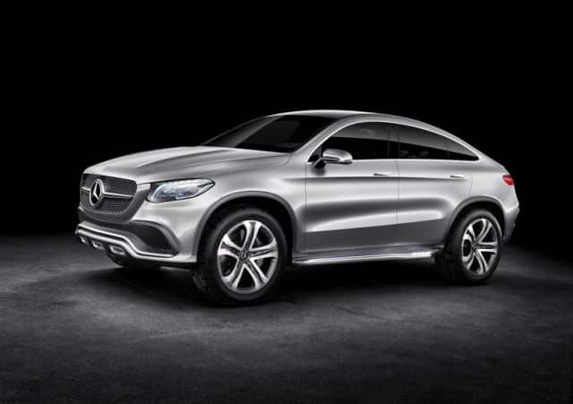 Mercedes SUV coupe konsepti ön yan görünümü