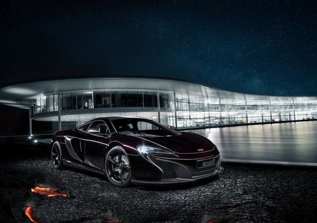 McLaren 650S Coupe Concept Agrigan Black ön ve yan görünüm