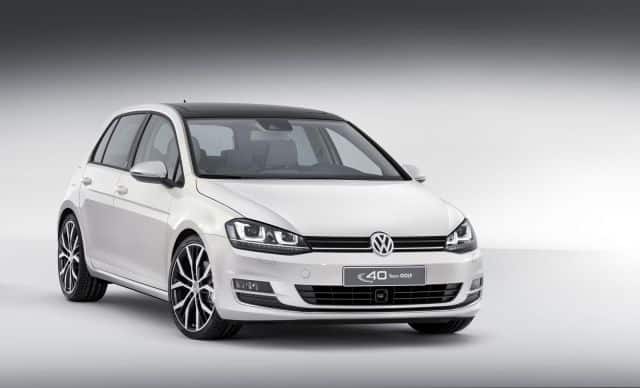 Volkswagen Golf Edition Concept önden üç çeyrek görünüm
