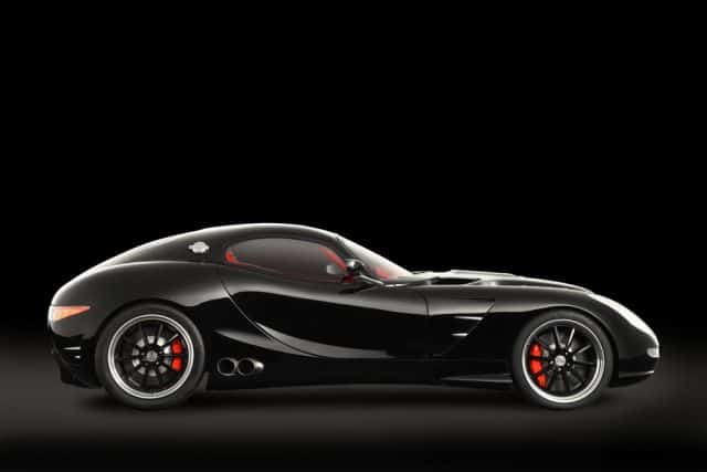 Trident Iceni Magna fastback coupe ön ve yan görünümü
