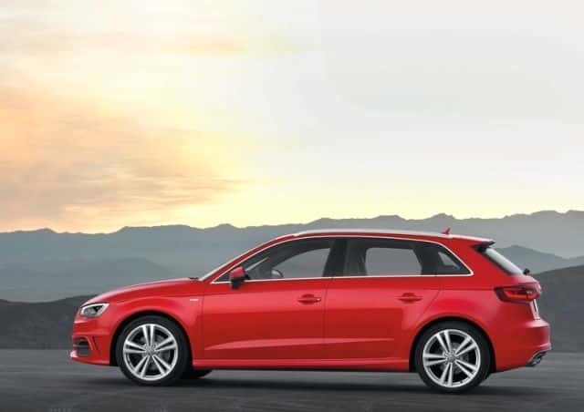 Audi A3 Sportback yandan görünüm