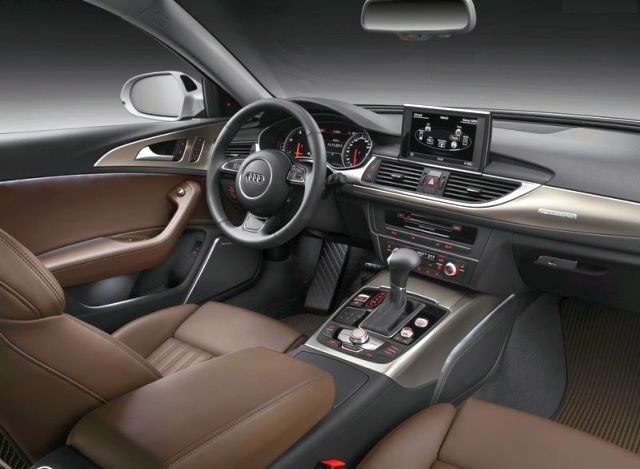 Audi A6 allroad ön kabin ve orta konsol