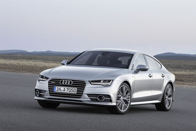 Makyajlı Audi A7 Sportback ön üç çeyrek görünüm