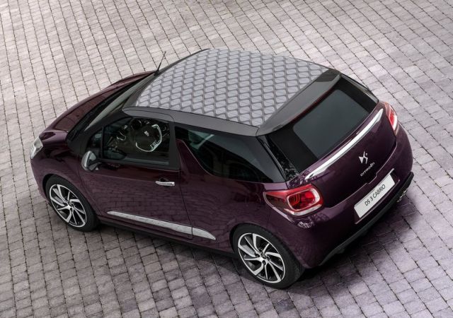 Citroen DS3 Cabrio kumaş tavan ve ön tasarım görünümü