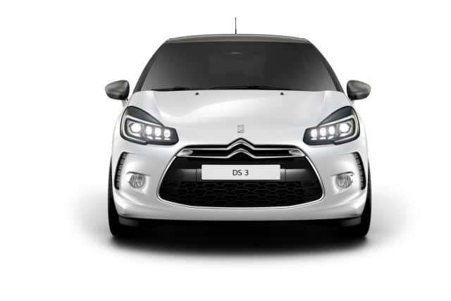 Citroen DS3 önden LED xenon far ve gündüz farı görünümü