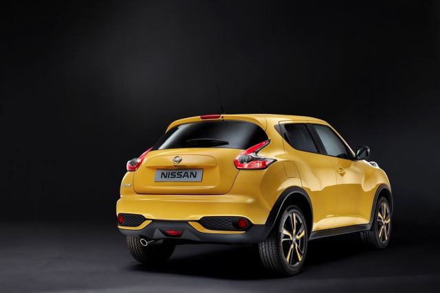 Yenilenen Nissan Juke arka çapraz görünümü