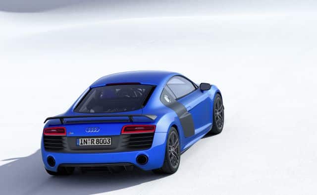 Audi R8 LMX arka üç çeyrek görünümü