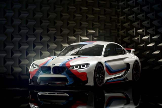 BMW Vision Gran Turismo yan görünümü ve geniş çamurlukları