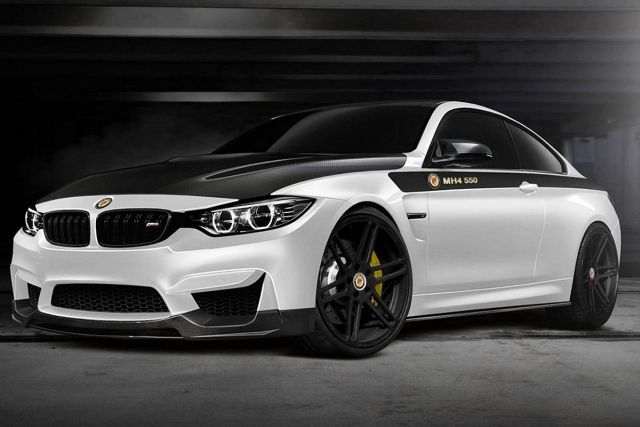 Manhart BMW M4 MH4 550 ön ve yan görünümü