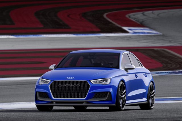 Audi A3 clubsport quattro concept Magnetic Blue dış görünüm