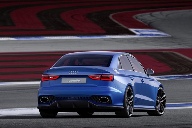 Concept Audi Rs3 Sedan konsept otomobil arşiv görseli