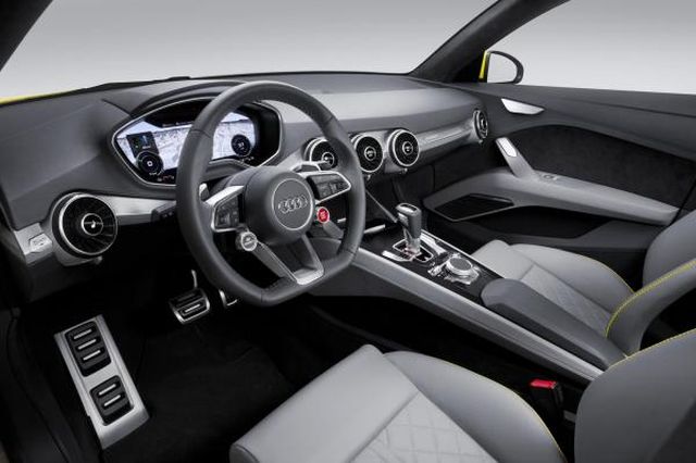 Audi TT offroad konseptinin kokpiti