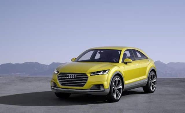 Audi TT offroad concept önden üç çeyrek görünüm