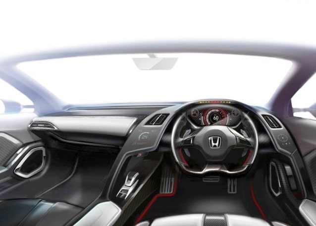 Honda S660 konsept gösterge paneli ve kokpit