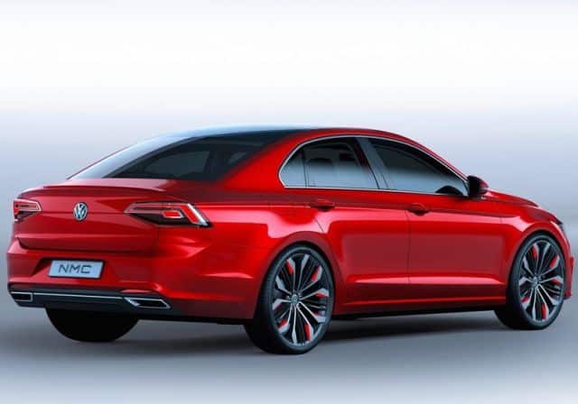Volkswagen New Midsize Coupé arka görünümü