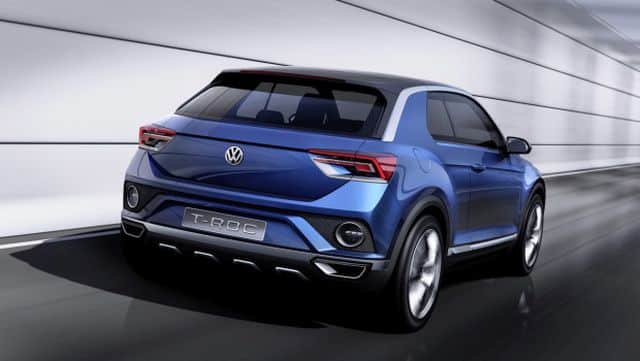 Volkswagen T-ROC konseptinin gövde ve tavan ayrıntıları