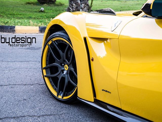 Ferrari F12 ByDesign Motorsport ön üç çeyrek görünüm