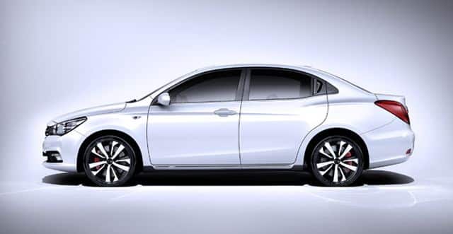 GAC Trumpchi GA3S yan profil görünümü